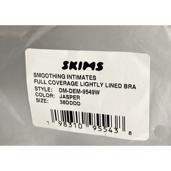 Skims Smoothing Intimates Full Coverage Ligthly Lined Bra Size Jasper 38DDDD - Picture 3 of 4